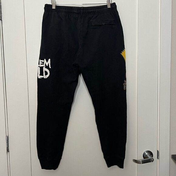 The Simpsons Youth Joggers Sweatpants Size XL Black Bart Problem Child Cotton - Picture 4 of 14